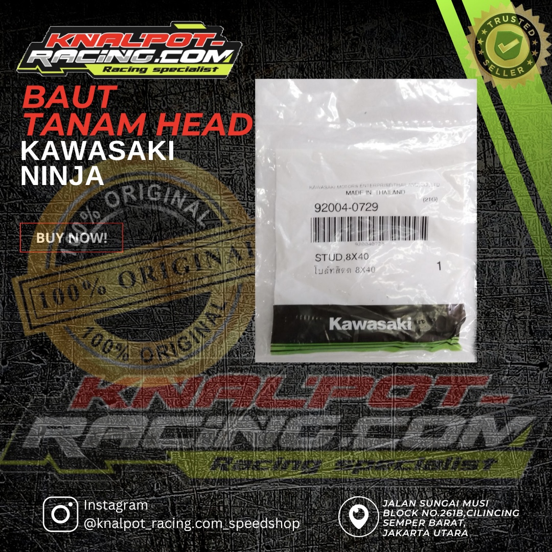 BAUT TANAM HEAD KAWASAKI NINJA 